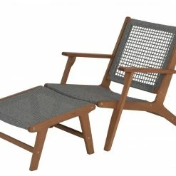 Aktion 😍 2-teiliges Liegestuhlset - grau - Akazie massiv - 67 cm ⌛