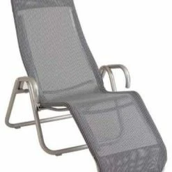 Blitzangebot 😍 Gartenliege - grau - klappbar - 75x137 cm 🧨