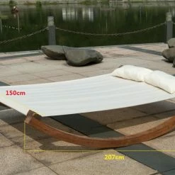 Besorgen ⭐ Liegeschaukel - cremeweiß - Lärche massiv - 150x207 cm 👏 -Angebote Garten Store 9005244200 03 1600Wx1600H