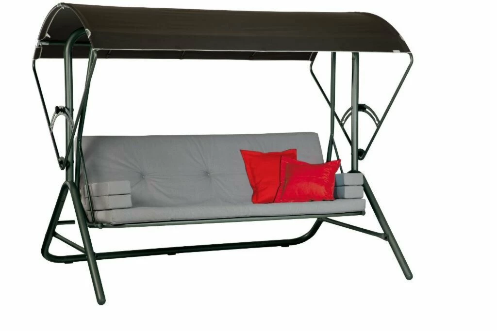 Coupon ⭐ Hollywoodschaukel - anthrazit - 145 cm breit 😉 3 Coupon ⭐ Hollywoodschaukel - anthrazit - 145 cm breit 😉