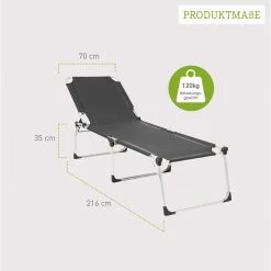 Besorgen ❤️ 2er-Set Sonnenliege - schwarz - 200 cm ⭐ -Angebote Garten Store 9005244500 03 1600Wx1600H