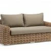Besorgen 🎁 Gartensofa - beige-holzfarben - mit Polster - 182 cm 🛒