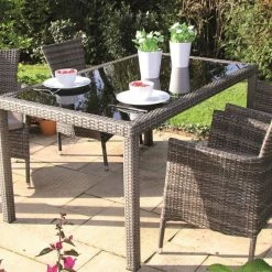 Am billigsten 🤩 4-teiliges Stapelsessel-Set - grau meliert - mit Sitzkissen ✨ 7 Am billigsten 🤩 4-teiliges Stapelsessel-Set - grau meliert - mit Sitzkissen ✨ -Angebote Garten Store 9005245800 03 1600Wx1600H