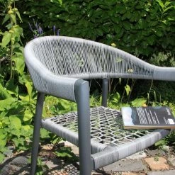 Billig 🎁 4-teiliges Gartenstuhl-Set - anthrazit - stapelbar - 56x78 cm ✨ -Angebote Garten Store 9005247200 04 1600Wx1600H