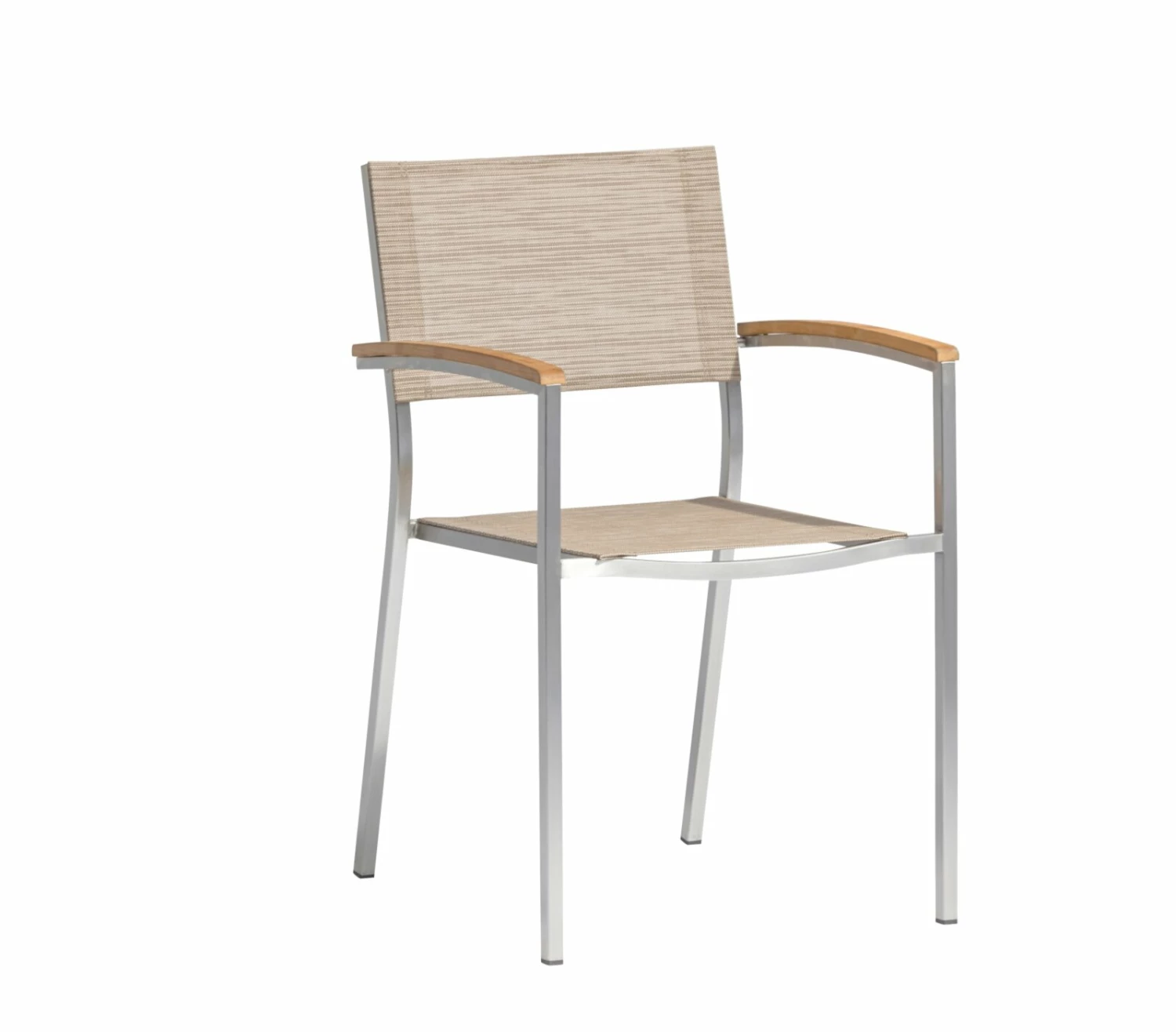 Großhandel ❤️ 4-teiliges Gartenstuhl-Set - sand-silber - Edelstahl - stapelbar - 56x89 cm 🎉 4 Großhandel ❤️ 4-teiliges Gartenstuhl-Set - sand-silber - Edelstahl - stapelbar - 56x89 cm 🎉 – Bild 2