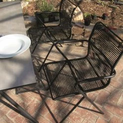 Top 10 🔔 6-teiliges Gartenstuhl-Set - anthrazit - stapelbar - 55x83 cm 👍 -Angebote Garten Store 9005248700 03 1600Wx1600H