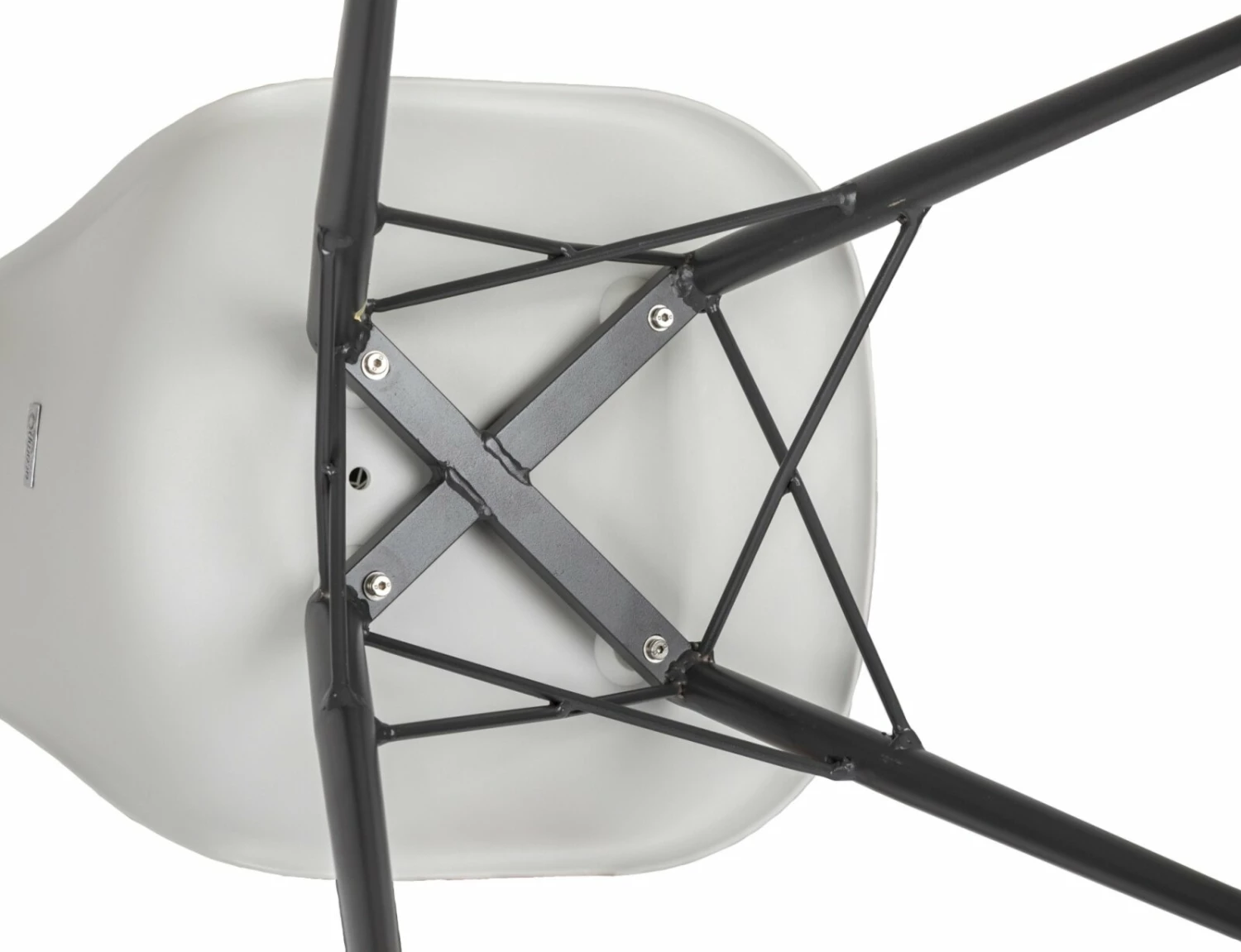 Bestpreis 😉 2-teiliges Schalenstuhl-Set - grau - anthrazit - mit Armlehne 😉 4 Bestpreis 😉 2-teiliges Schalenstuhl-Set - grau - anthrazit - mit Armlehne 😉 – Bild 2