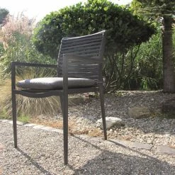 Blitzangebot 💯 Gartenstuhl - anthrazit - stapelbar - 61x86 cm 🤩 -Angebote Garten Store 9005250000 03 1600Wx1600H