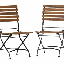 Aktion 🎁 2er-Set Klappstuhl - Teak - Akazie massiv 🔔