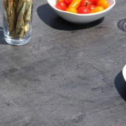 Neu 🥰 5-teilige Gartenmöbel-Set - platin-anthrazit - 180 cm 🌟 -Angebote Garten Store 9005252700 04 1600Wx1600H