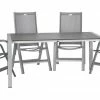 Coupon 😀 5-teiliges Gartenmöbel-Set - anthrazit-silber - ausziehbar 🎁