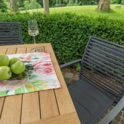 Schlussverkauf ✨ Gartentisch - anthrazit - Eiche massiv - 180x95 cm 😀 -Angebote Garten Store 9005254500 03 1600Wx1600H