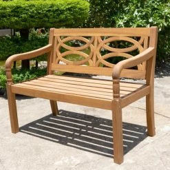 Budget 😍 Gartenbank - teakfarben - 114x89 cm 🔔 -Angebote Garten Store 9005254800 03 1600Wx1600H