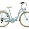 Coupon 💯 KS Cycling Damenfahrrad 28'' CASINO - hellblau - Sattel weiß - Rahmenhöhe 48 cm ✔️