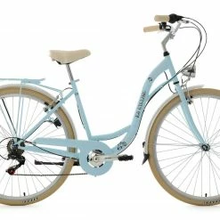 Coupon 💯 KS Cycling Damenfahrrad 28'' CASINO - hellblau - Sattel weiß - Rahmenhöhe 48 cm ✔️