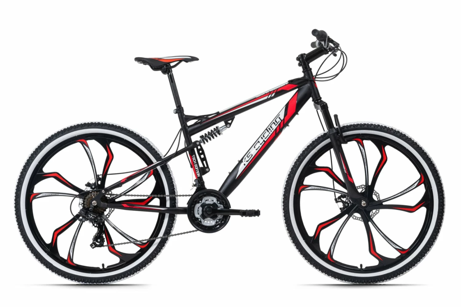 Besorgen 👍 KS Cycling Mountainbike FULLY 27,5'' SCRAWLER - schwarz-rot - 46 cm Rahmenhöhe 🎁 3 Besorgen 👍 KS Cycling Mountainbike FULLY 27,5'' SCRAWLER - schwarz-rot - 46 cm Rahmenhöhe 🎁