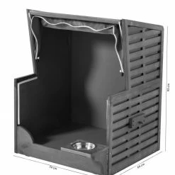 Bestes Angebot 🛒 Hundestrandkorb - braun-grau - mit Napf - 75x95 cm 🎁 -Angebote Garten Store 9005264200 03 1600Wx1600H