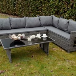Bestpreis 🥰 3-teiliges Lounge-Set - grau - mit Kissen ⌛ 9 Bestpreis 🥰 3-teiliges Lounge-Set - grau - mit Kissen ⌛ -Angebote Garten Store 9005264900 04 1600Wx1600H