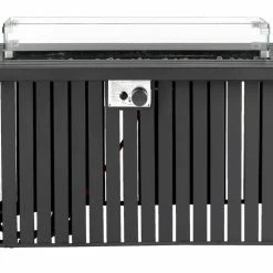 Bester Verkauf 👏 TEPRO Gasfeuerstelle TOPEKA - anthrazit - Glasumrandung - 136 cm ❤️