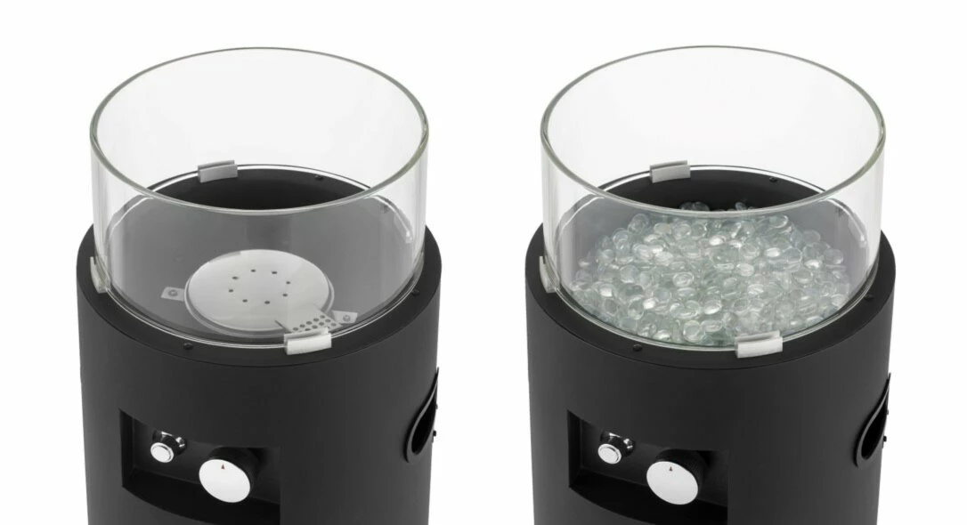 Blitzangebot 👏 TEPRO Gasfeuerstelle RIVERTON - schwarz - Glasumrandung - 35 cm 💯 4 Blitzangebot 👏 TEPRO Gasfeuerstelle RIVERTON - schwarz - Glasumrandung - 35 cm 💯 – Bild 2