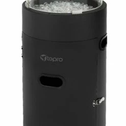 Blitzangebot 👏 TEPRO Gasfeuerstelle RIVERTON - schwarz - Glasumrandung - 35 cm 💯