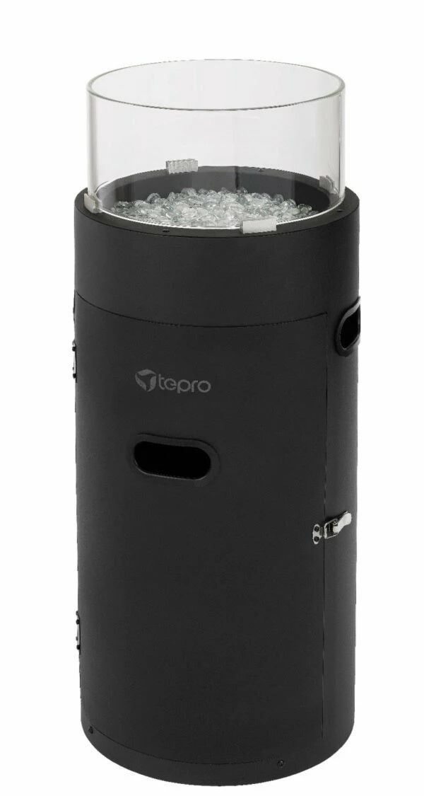 Blitzangebot 👏 TEPRO Gasfeuerstelle RIVERTON - schwarz - Glasumrandung - 35 cm 💯 3 Blitzangebot 👏 TEPRO Gasfeuerstelle RIVERTON - schwarz - Glasumrandung - 35 cm 💯