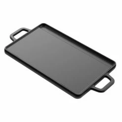 Aktion ✨ TEPRO Universal Guss-Wendeplatte - schwarz - Größe M - 36 cm breit ⌛