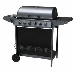 Großhandel 😀 TEPRO Gasgrill HAMPTON 6 - matt schwarz - 3309 👏