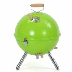 Rabatt 🎁 TEPRO Mini-Kugelgrill CRYSTAL - apfelgrün - 1096 👍