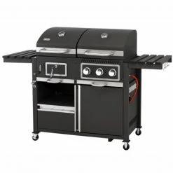 Bester Verkauf 🔔 tepro Kohle-Gas-Kombigrill TORONTO KOMBI - anthrazit - Edelstahl 😍