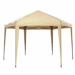 Bestes Angebot 🤩 TEPRO Pavillon ARUBA - sand-anthrazit - 350x400 cm ⭐