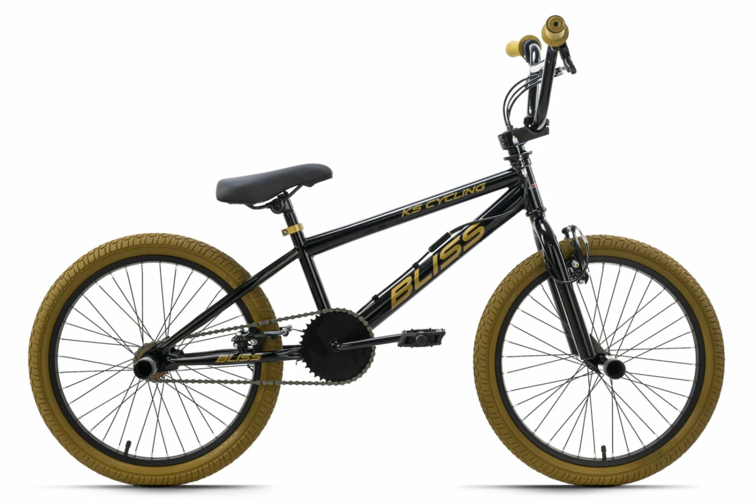 Budget ❤️ KS Cycling BMX Freestyle 20'' BLISS - schwarz-gold 👍 3 Budget ❤️ KS Cycling BMX Freestyle 20'' BLISS - schwarz-gold 👍