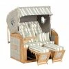 Großhandel 😀 Strandkorb RUSTIKAL 305 Z XL - white-coral - 135x165 cm ✔️ -Angebote Garten Store 9005302900 1600Wx1600H