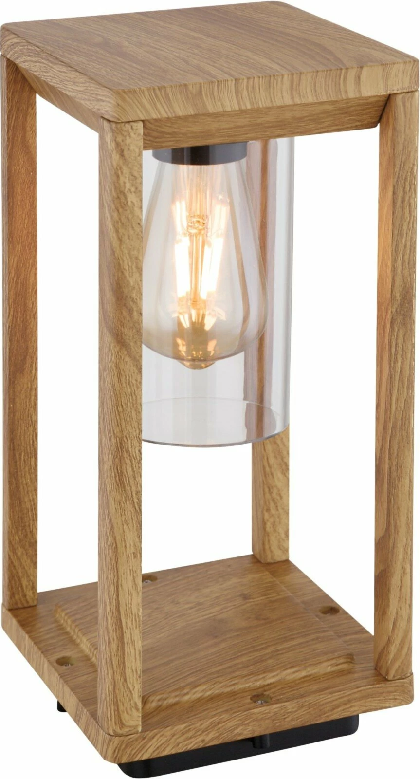 Bestes Angebot 💯 Sockelleuchte - Holzoptik - Aluminium - 35 cm hoch ⌛ 3 Bestes Angebot 💯 Sockelleuchte - Holzoptik - Aluminium - 35 cm hoch ⌛