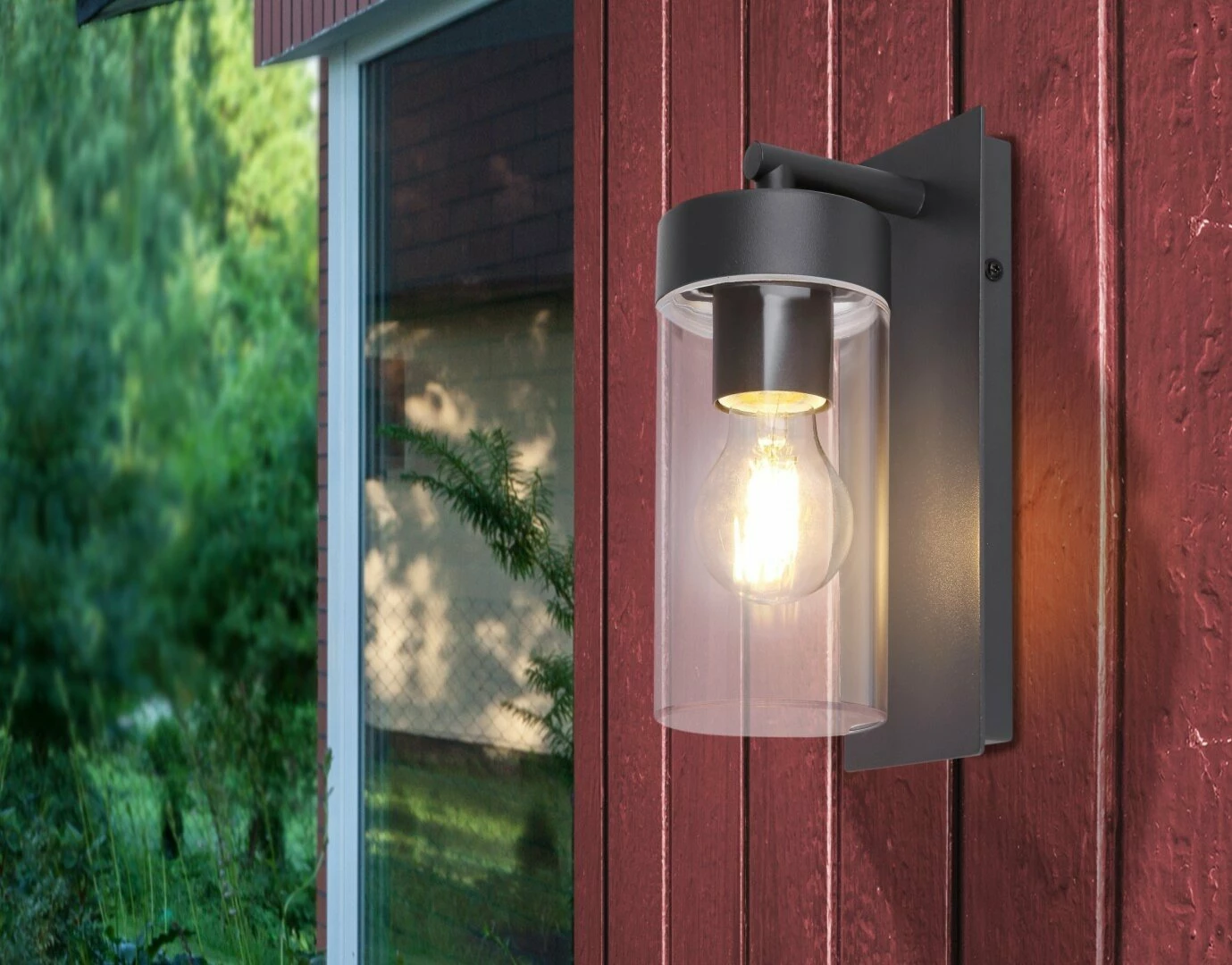 Bestes Angebot ✔️ Wand-Außenleuchte - anthrazit - Aluminium - 25 cm hoch 🎉 4 Bestes Angebot ✔️ Wand-Außenleuchte - anthrazit - Aluminium - 25 cm hoch 🎉 – Bild 2