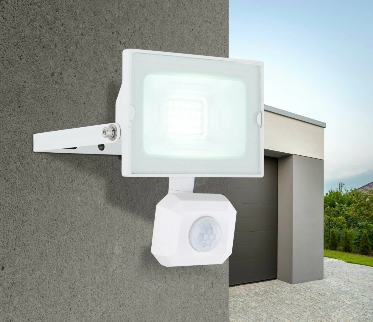 Besorgen 😉 Außenlampe - weiß - Aluminium - schwenkbar 💯 4 Besorgen 😉 Außenlampe - weiß - Aluminium - schwenkbar 💯 – Bild 2