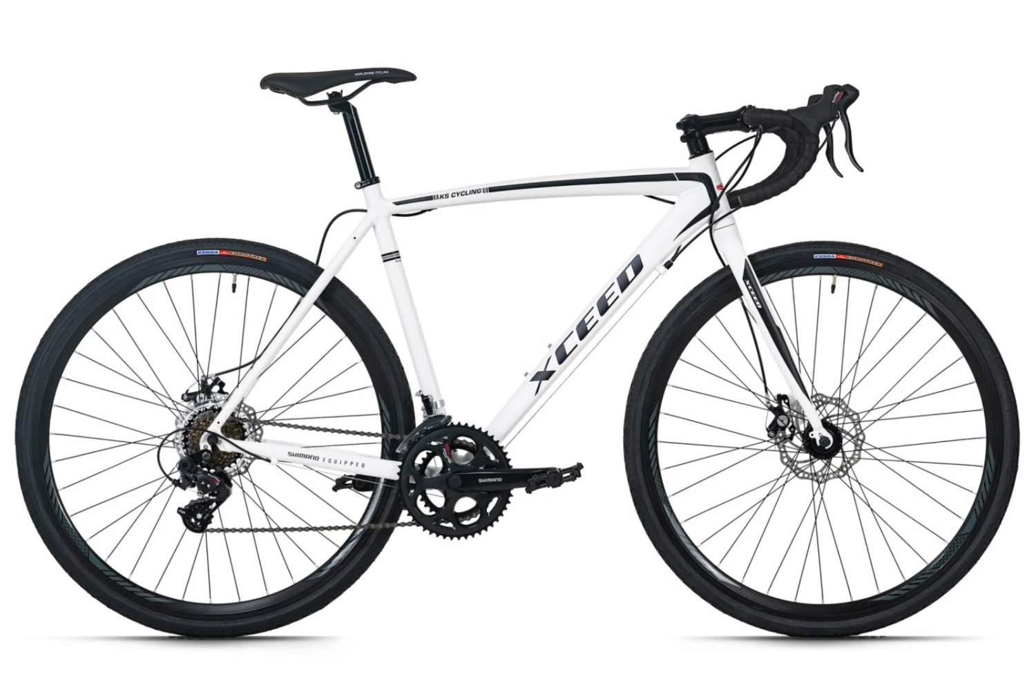 Billig 🌟 KS Cycling Rennrad Gravelbike 28'' Xceed - weiß-schwarz - RH 54 cm ✨ 3 Billig 🌟 KS Cycling Rennrad Gravelbike 28'' Xceed - weiß-schwarz - RH 54 cm ✨