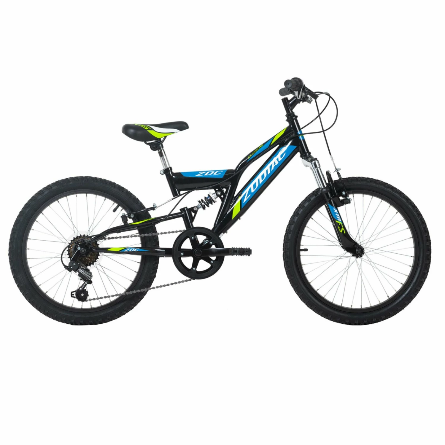 Budget 🎉 KS Cycling Kinder-Mountainbike FULLY 20" ZODIAC - schwarz-grün - 31 cm Rahmenhöhe 🤩 3 Budget 🎉 KS Cycling Kinder-Mountainbike FULLY 20" ZODIAC - schwarz-grün - 31 cm Rahmenhöhe 🤩
