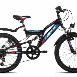 Rabatt 😍 KS Cycling Kinder-Mountainbike FULLY ATB 20'' ZODIAC - schwarz-rot - 31 cm Rahmenhöhe 🤩