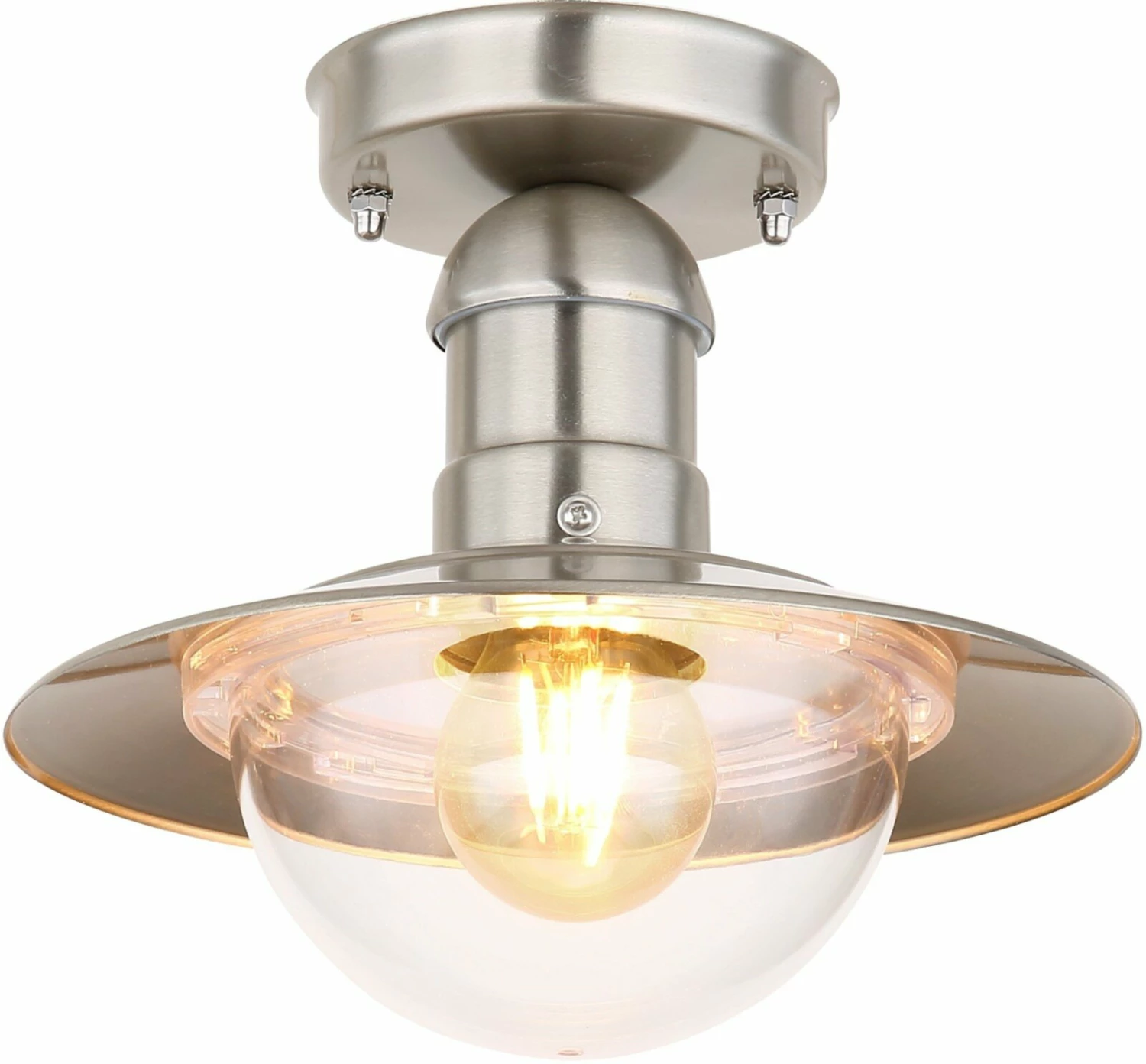 Bester Verkauf 🤩 LED-Außenleuchte - Stahl - Edelstahl - Ø 23,6 cm 🔔 3 Bester Verkauf 🤩 LED-Außenleuchte - Stahl - Edelstahl - Ø 23,6 cm 🔔