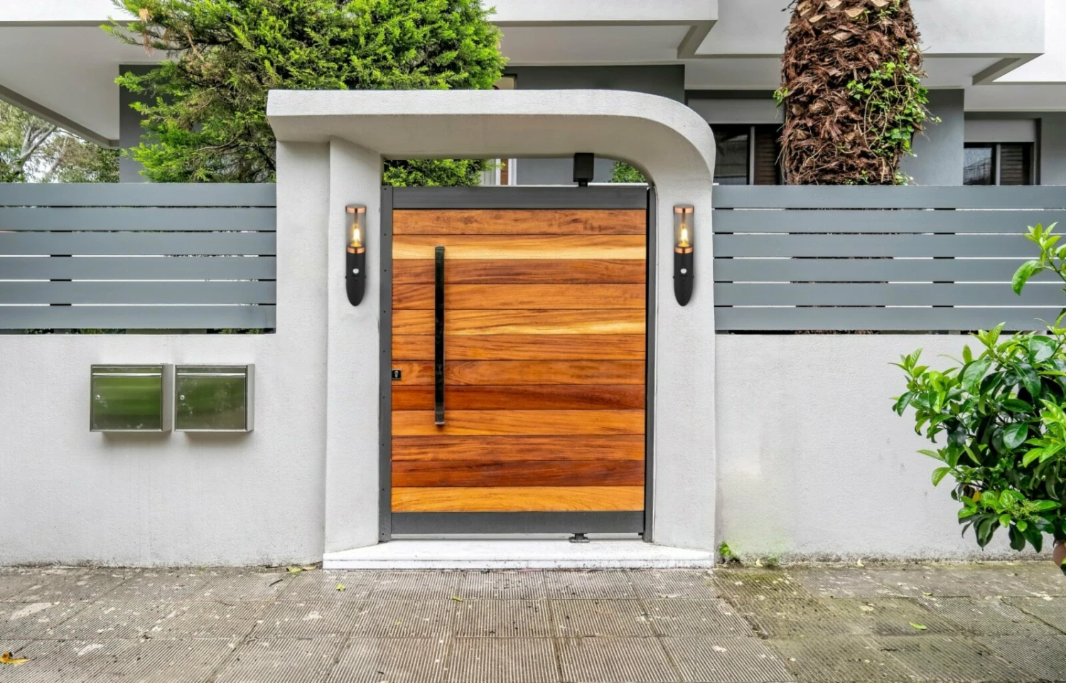 Besorgen 🥰 Außenleuchte - anthrazit-Kupfer - mit Bewegungssensor - 41 cm ⭐ 4 Besorgen 🥰 Außenleuchte - anthrazit-Kupfer - mit Bewegungssensor - 41 cm ⭐ – Bild 2