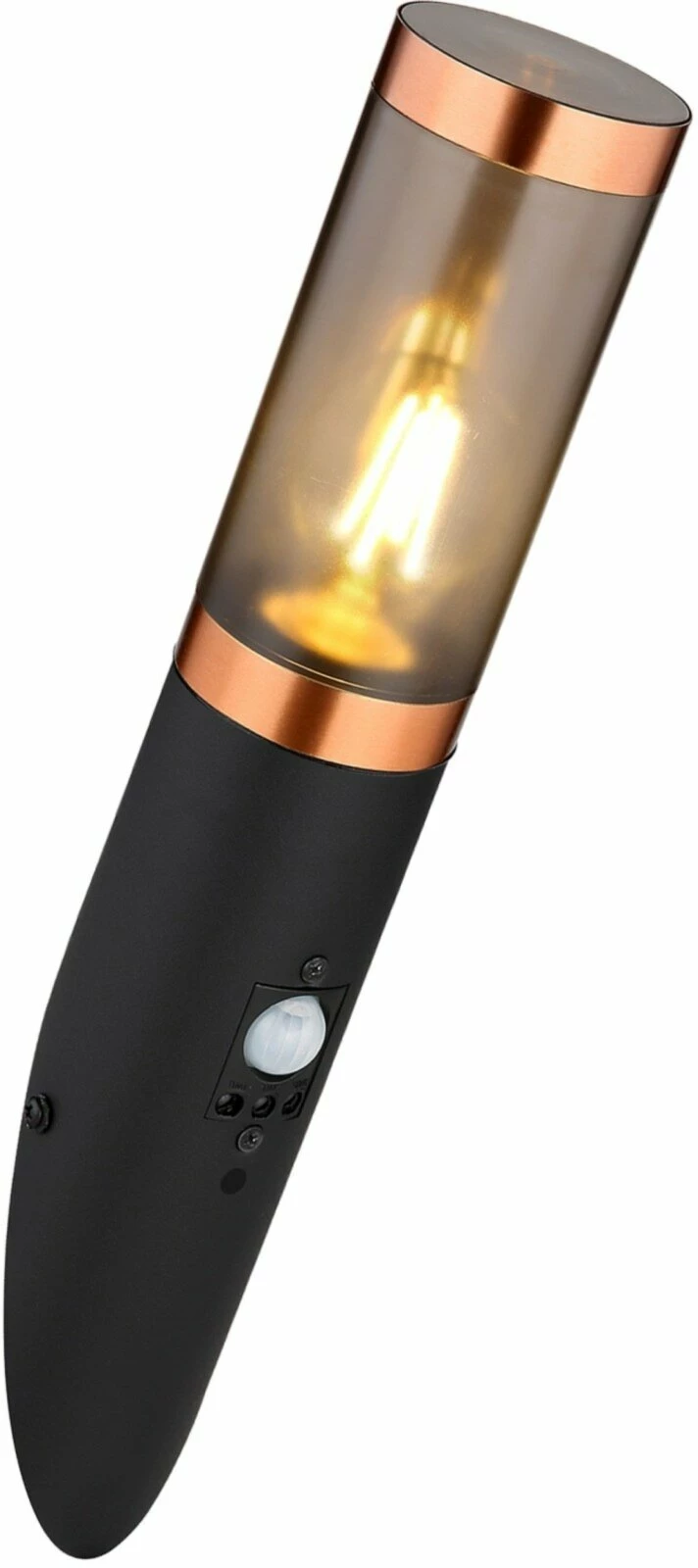 Besorgen 🥰 Außenleuchte - anthrazit-Kupfer - mit Bewegungssensor - 41 cm ⭐ 3 Besorgen 🥰 Außenleuchte - anthrazit-Kupfer - mit Bewegungssensor - 41 cm ⭐