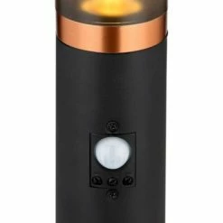 Schlussverkauf 😍 Außenleuchte - anthrazit-Kupfer - mit Sensor - 45 cm 🎉