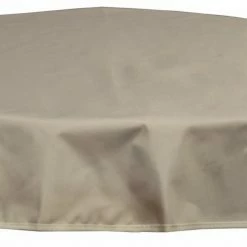 Brandneu 🔥 Tischdecke - ivory - Polyester - 120 cm Ø 👍