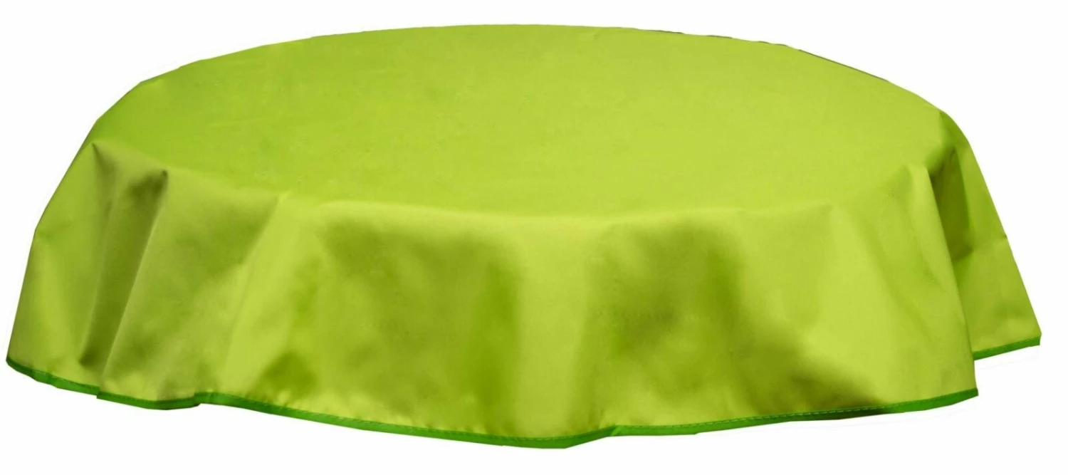 Schlussverkauf 😉 Tischdecke - hellgrün - Polyester - 120 cm Ø 🌟 3 Schlussverkauf 😉 Tischdecke - hellgrün - Polyester - 120 cm Ø 🌟